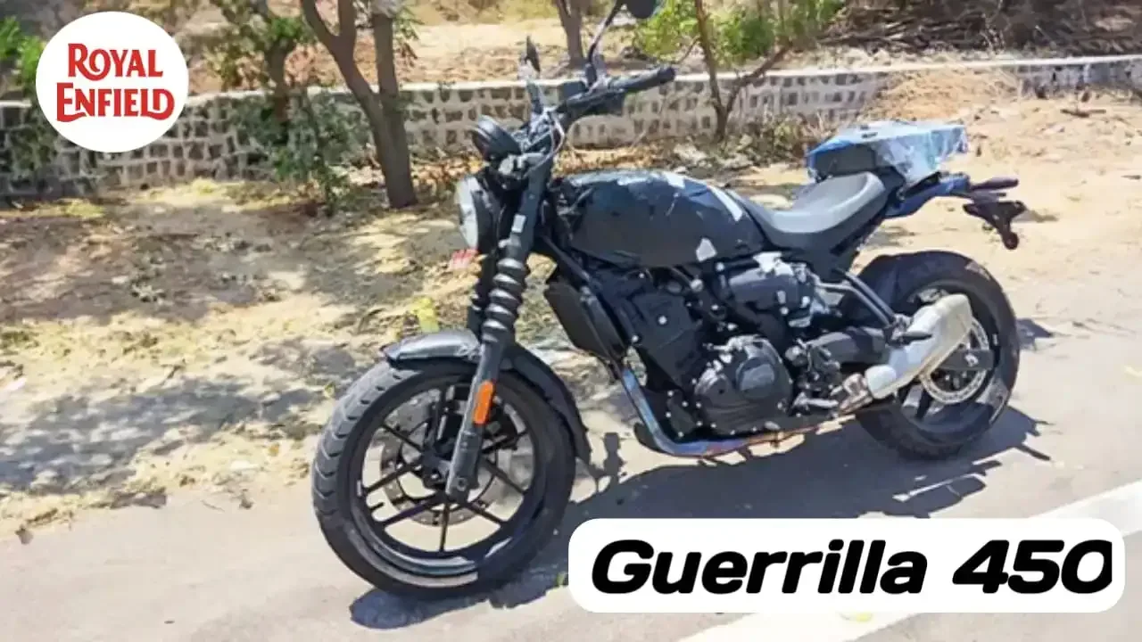 royal-enfield-guerrilla-450-spotted-in-tamil-nadu-reveal-new-details